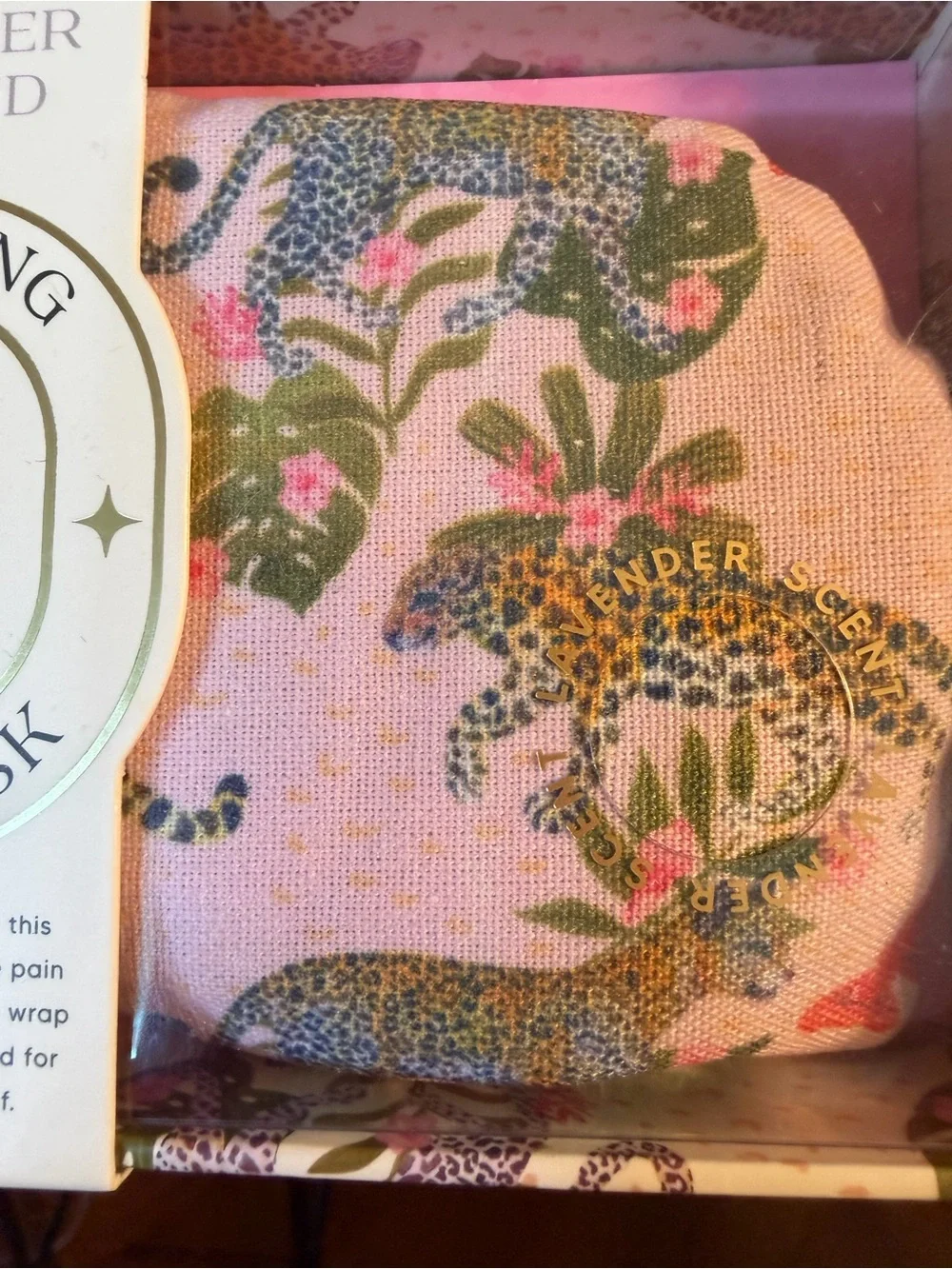 Pink Sky NWT Lavender-Infused Neck & Body Wrap and Eye Mask Pampering Gift Set
